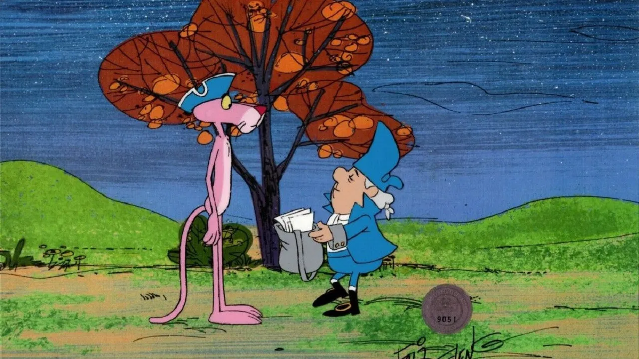 Pinky Doodle backdrop