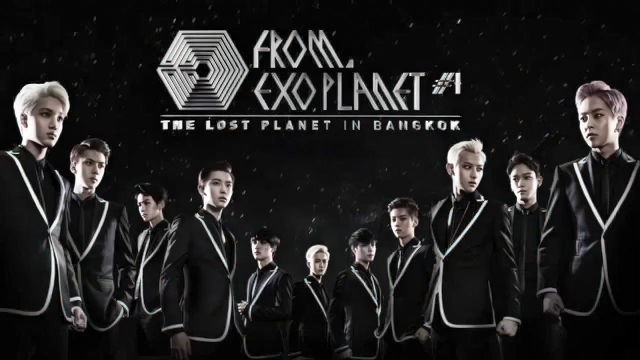 EXO FROM. EXO PLANET #1 - THE LOST PLANET in JAPAN backdrop