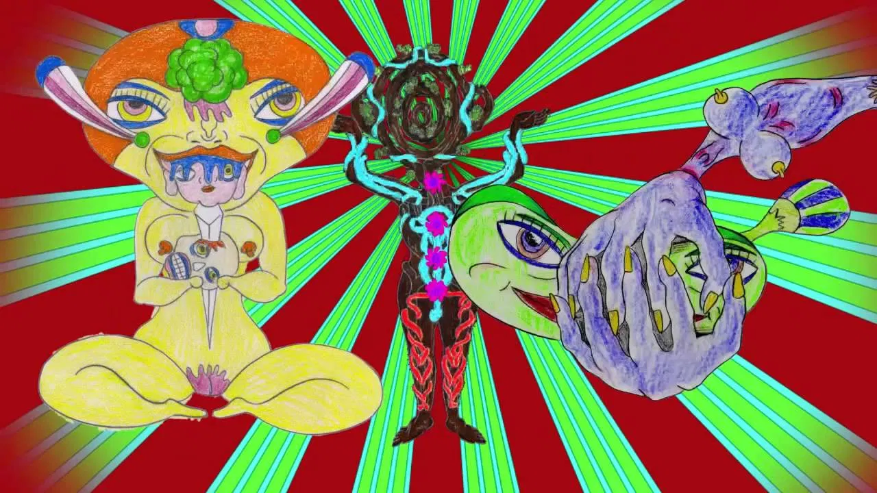 Red Colored Bridge backdrop