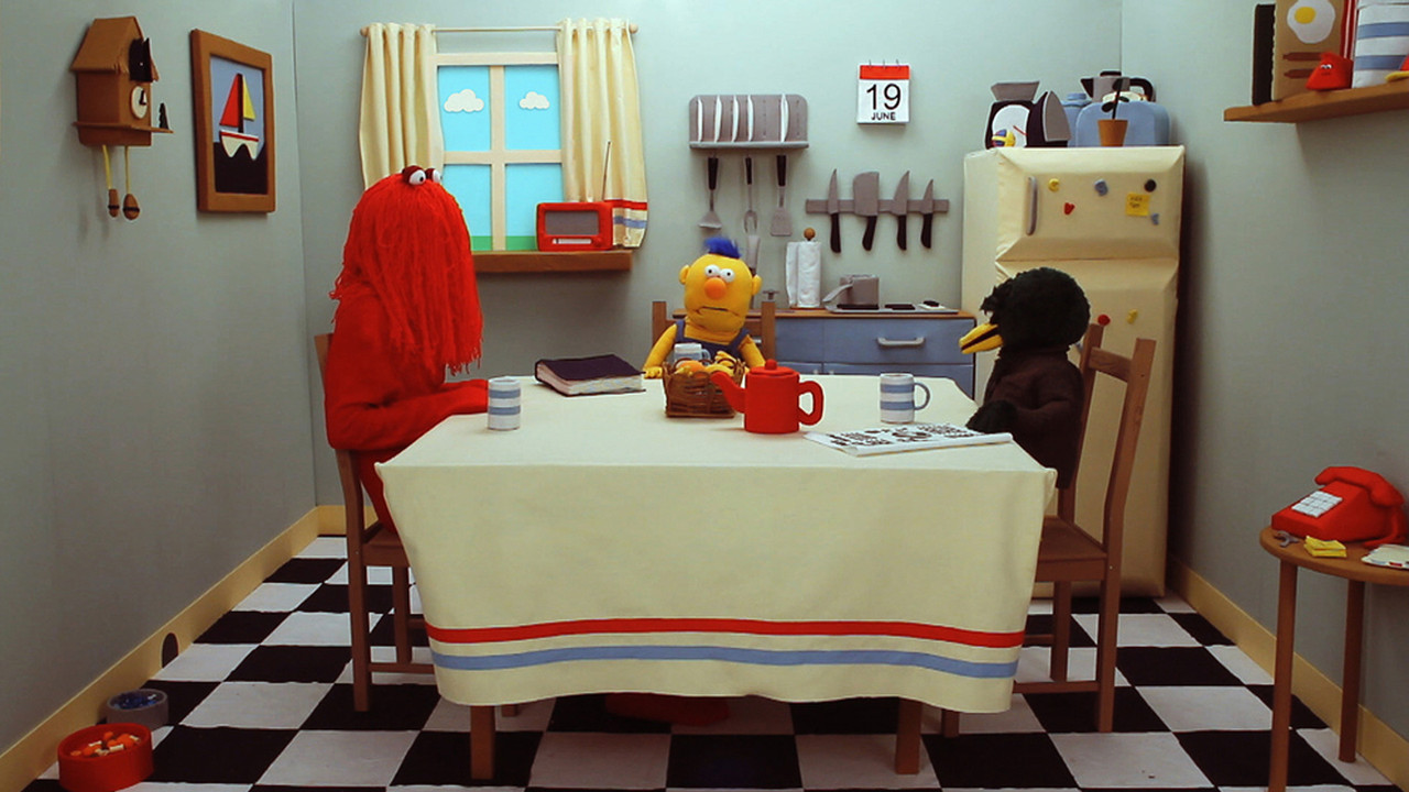 Don't Hug Me I'm Scared backdrop