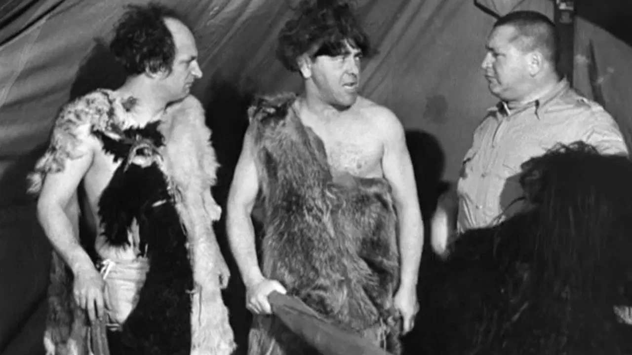 Three Missing Links backdrop