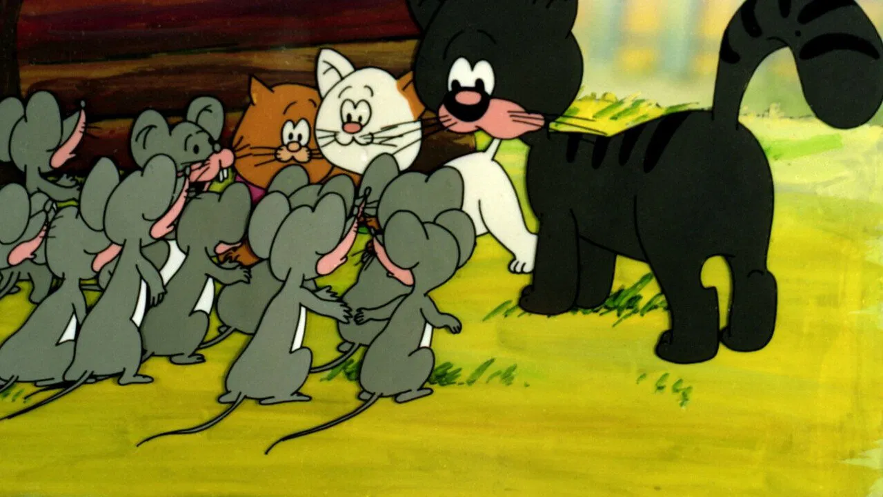 A Tale of Two Kitties backdrop