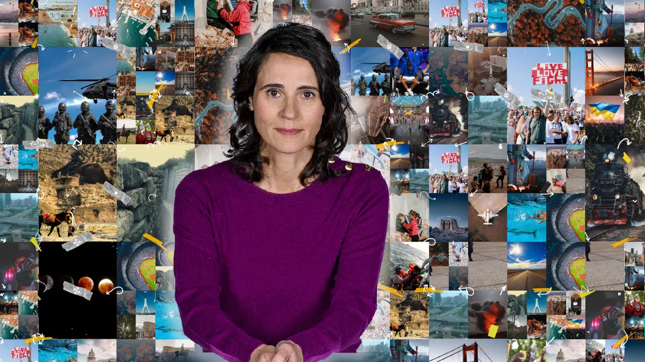 The World in Images backdrop