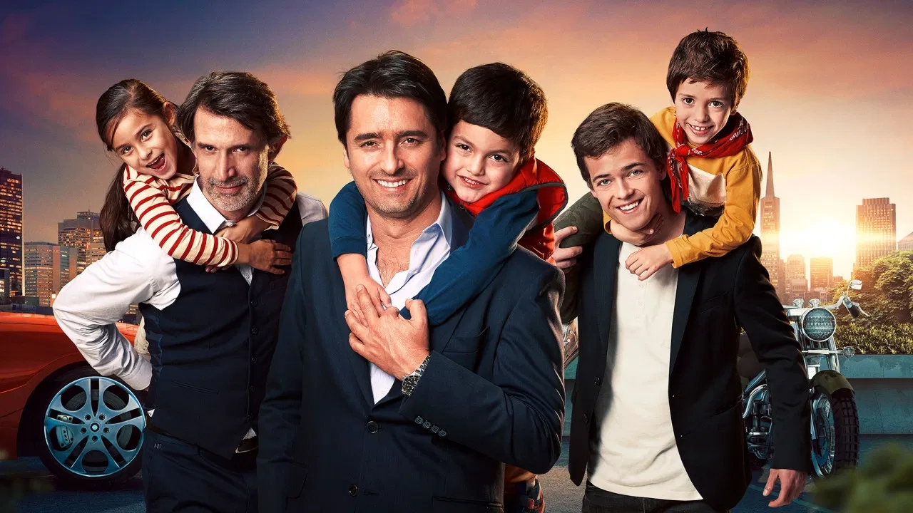 Señores papis backdrop