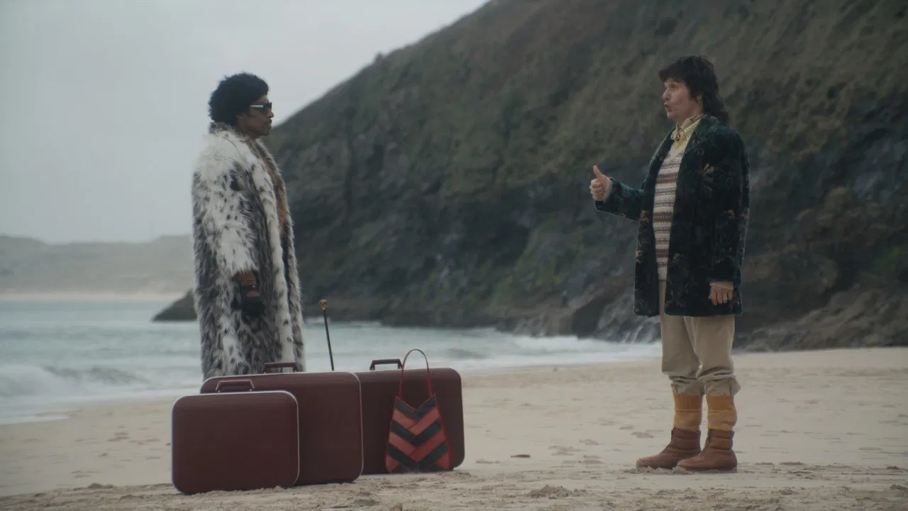 Ebony & Ivory backdrop