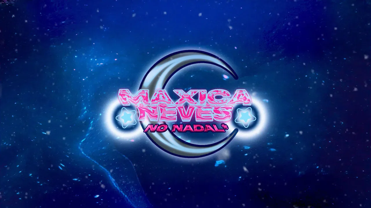 Magical Snow at Christmas backdrop