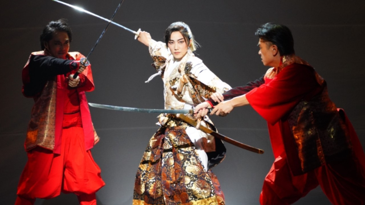 令和千本桜~義経と弁慶 backdrop