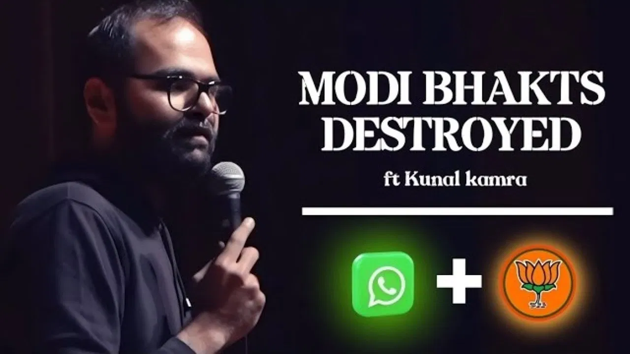 Modiji, mama and whatsApp backdrop