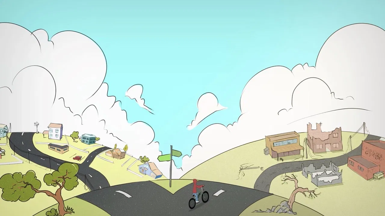 Lil Red is Riding the Wrong Way in the Hood backdrop