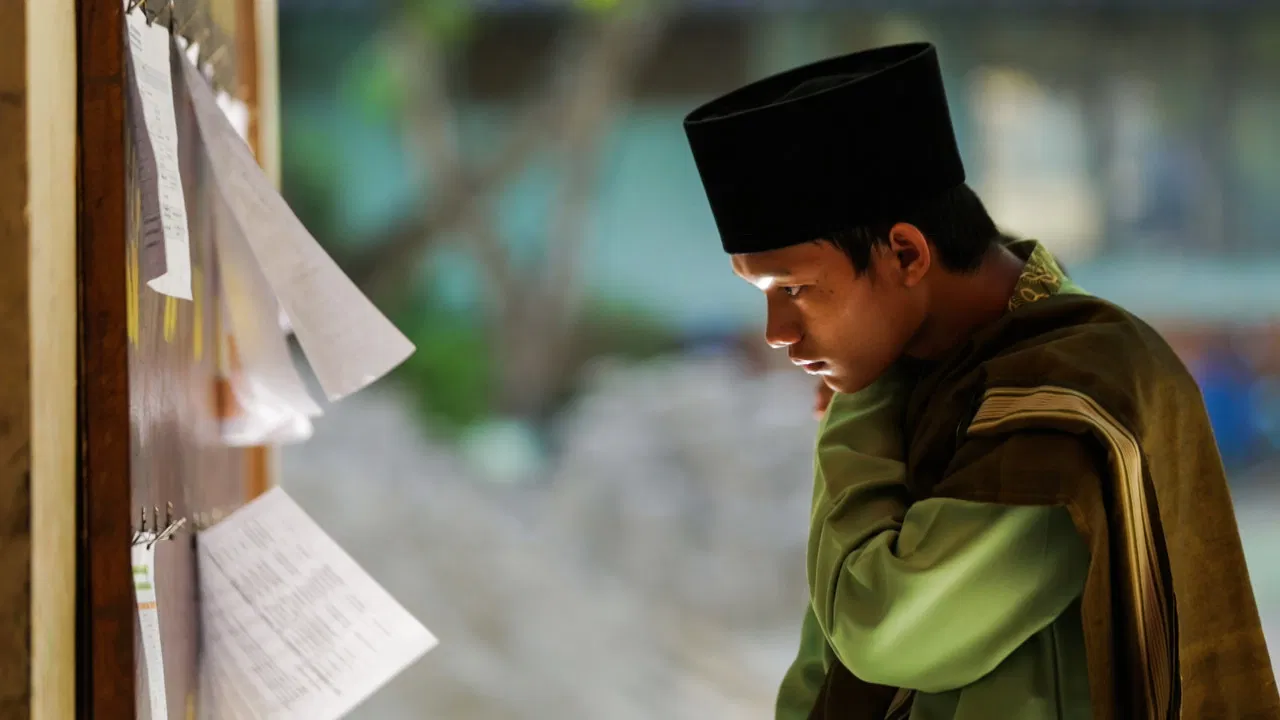 A Boarding School backdrop