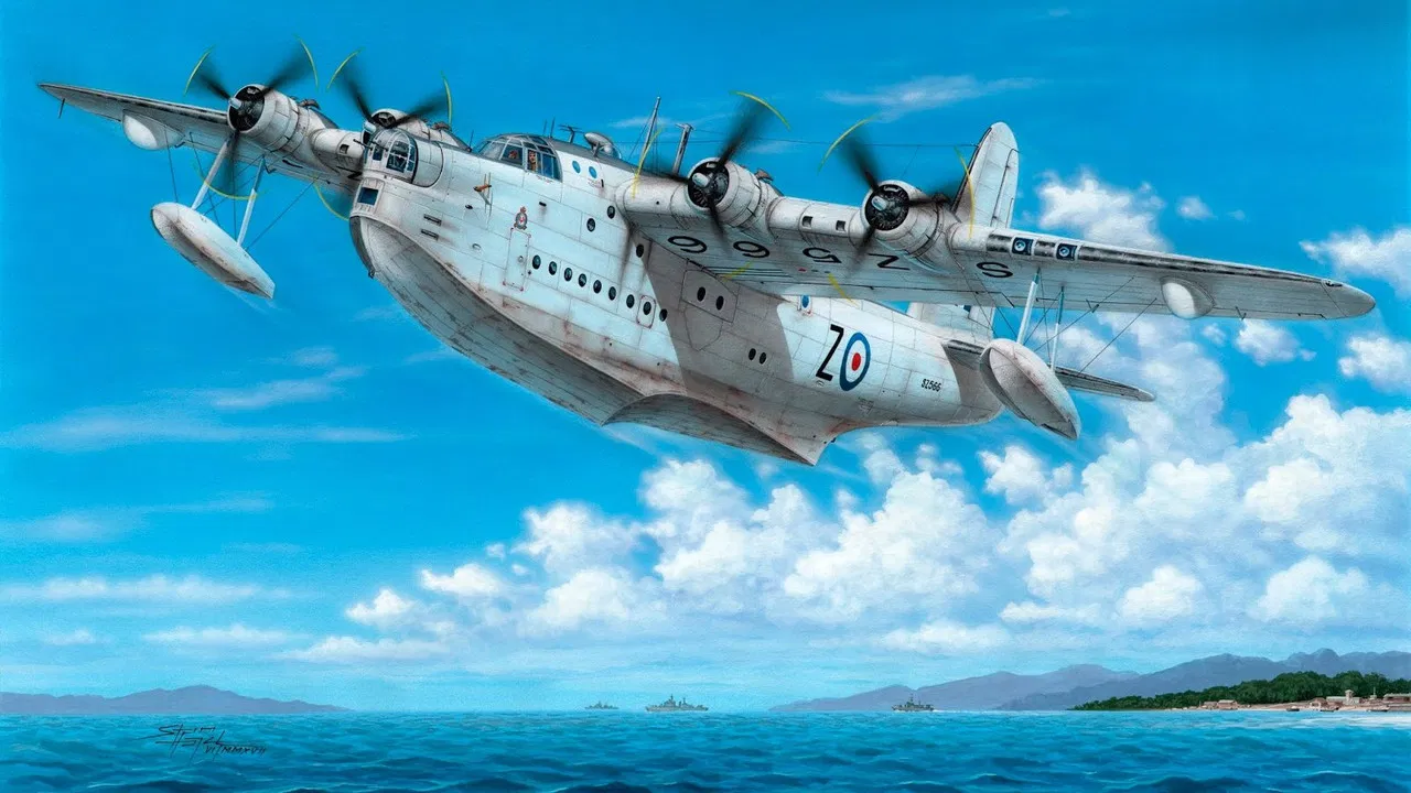 The Short Sunderland Flying Boat backdrop