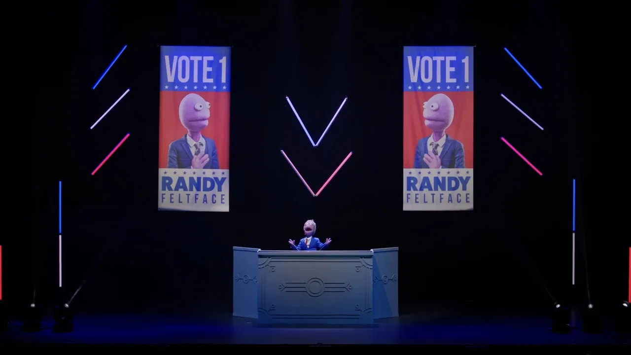 Randy Feltface: Feltopia backdrop