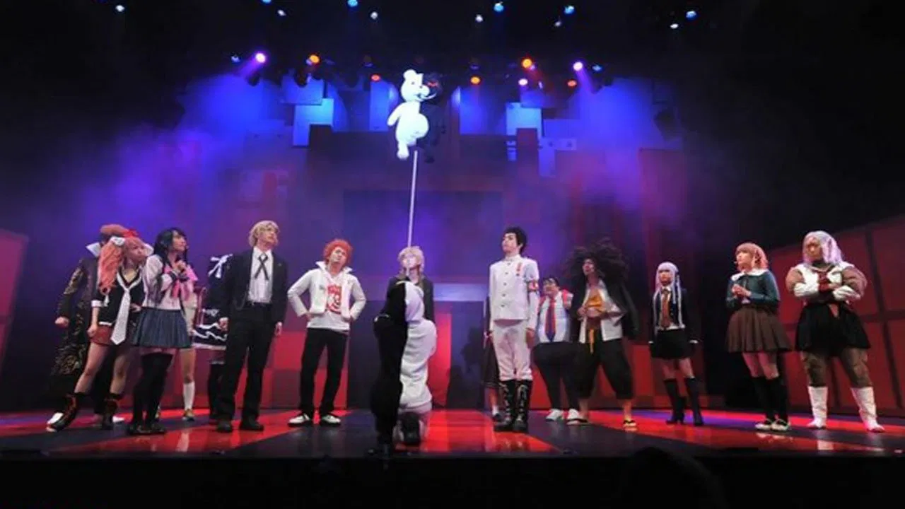 Danganronpa The Stage 2016 ~Kibō no Gakuen to Zetsubō no Kōkōsei~ backdrop