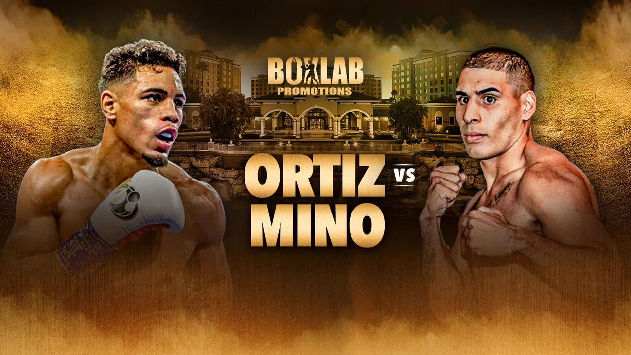 Jamaine Ortiz vs. Cristian Ruben Mino backdrop