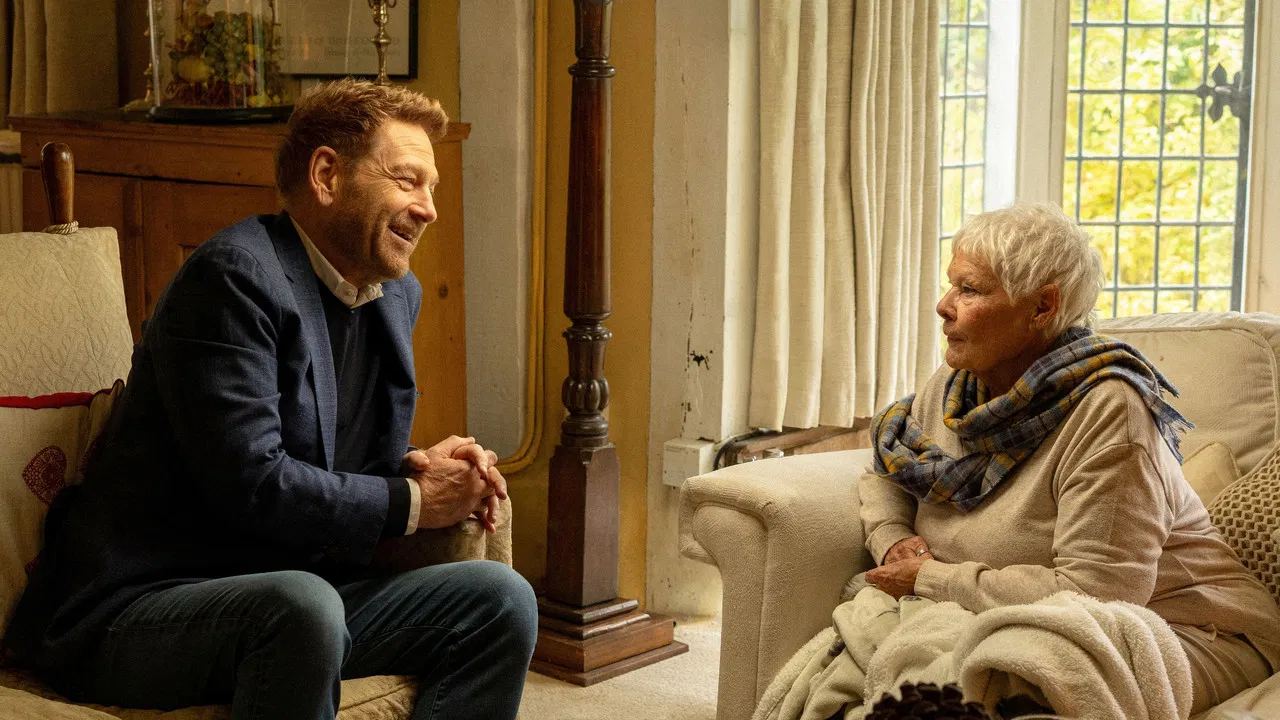 Tea with Judi Dench backdrop