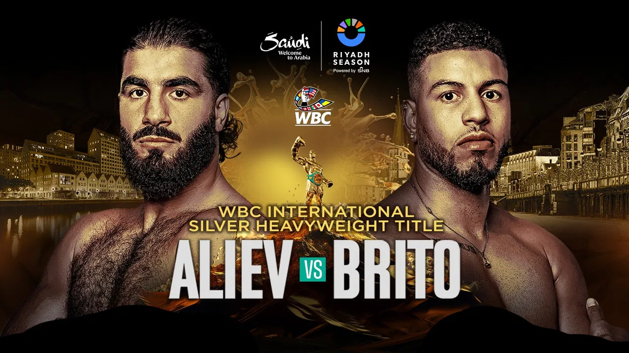 Mourad Aliev vs. Davide Brito backdrop