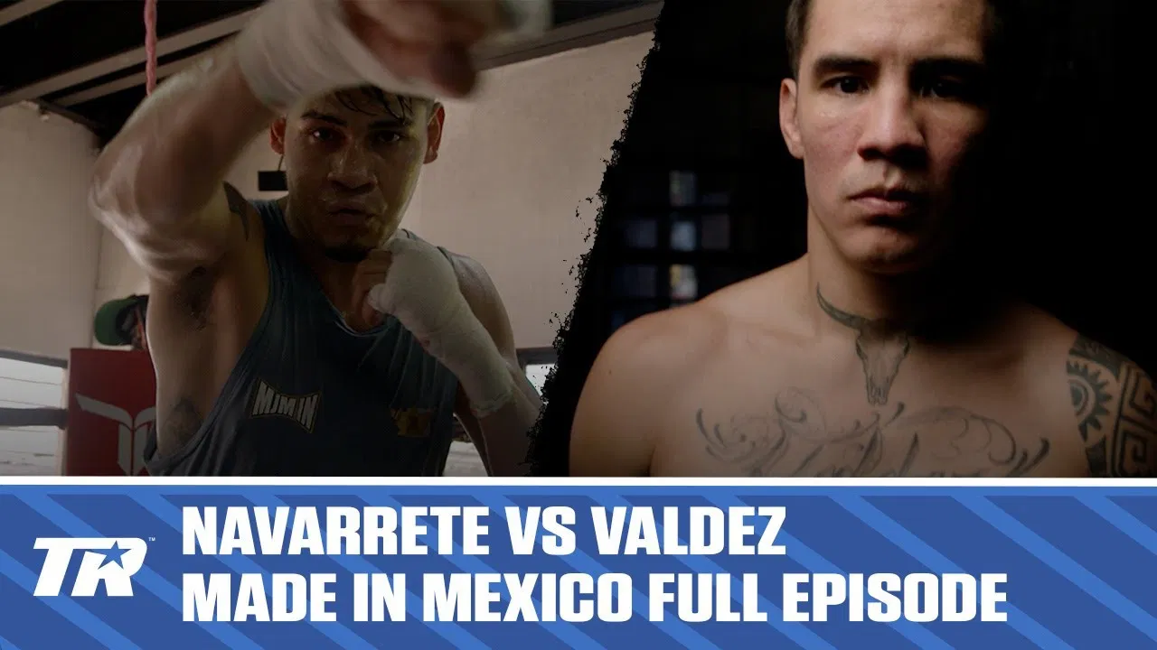 Made in Mexico: Navarrete vs. Valdez backdrop