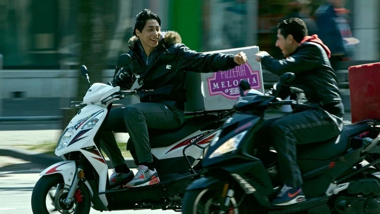 Pizza Maffia backdrop