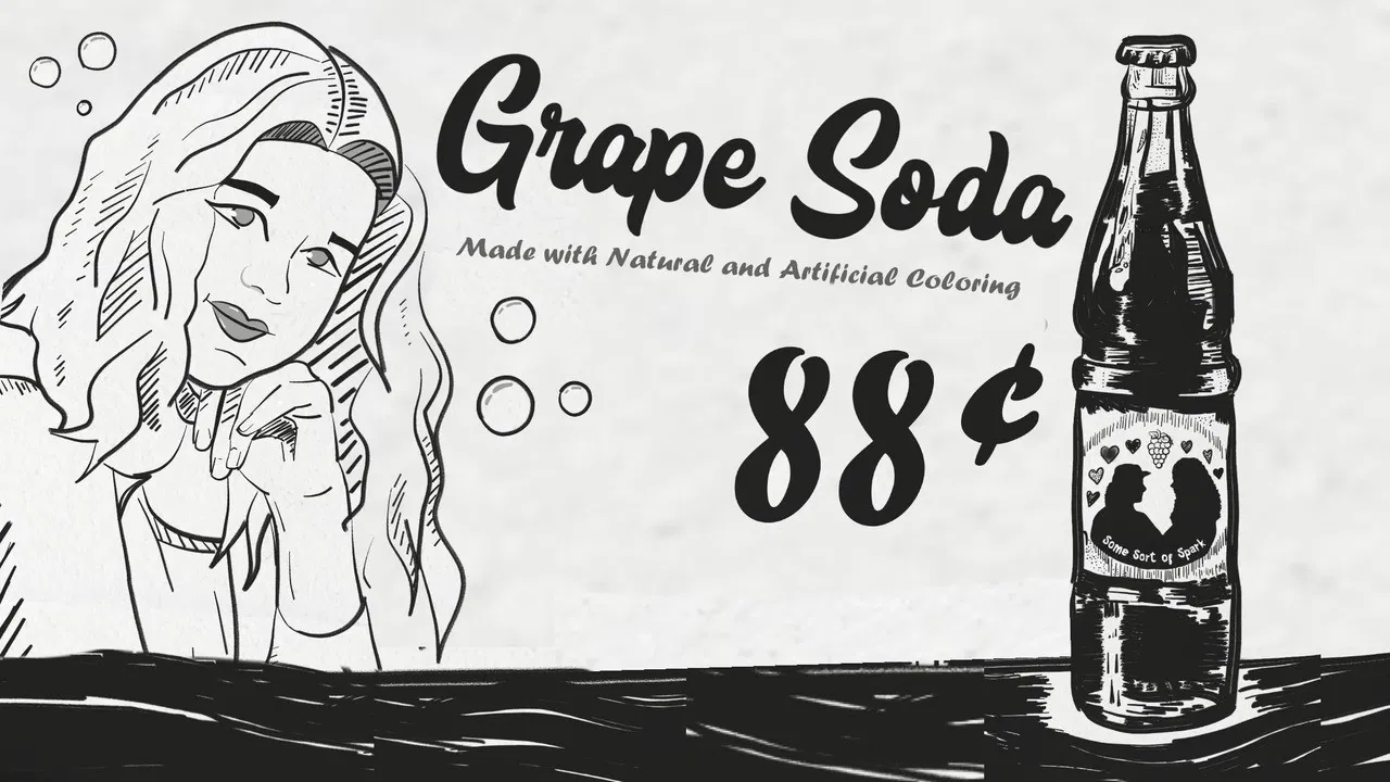 Grape Soda backdrop