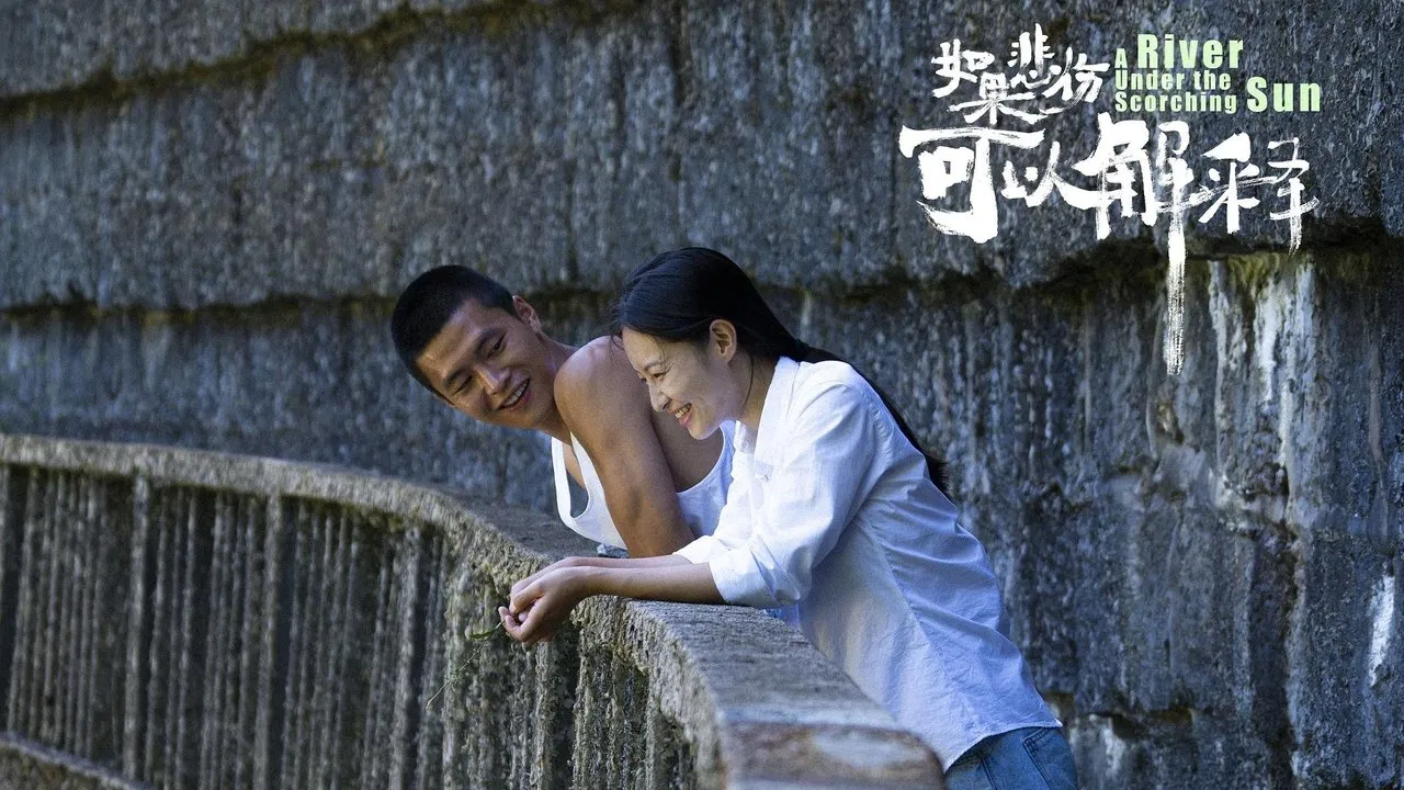 A River Under the Scorching Sun backdrop