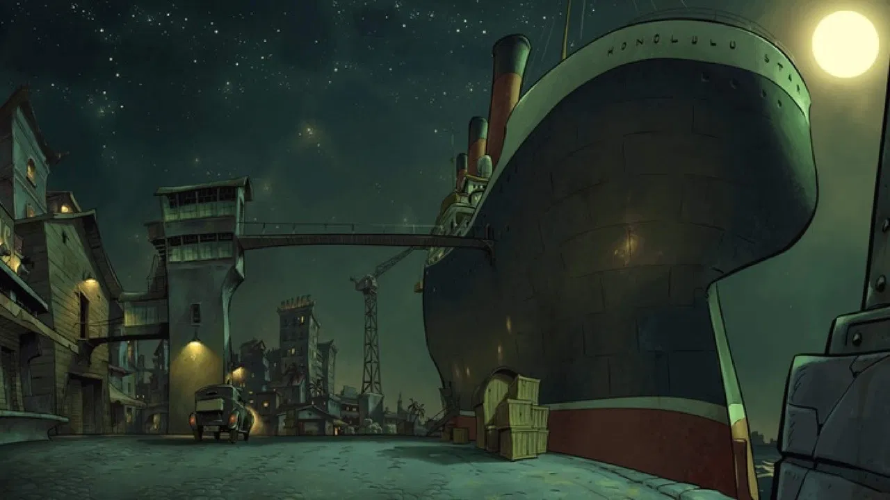 Dirty Fred, the Captain backdrop