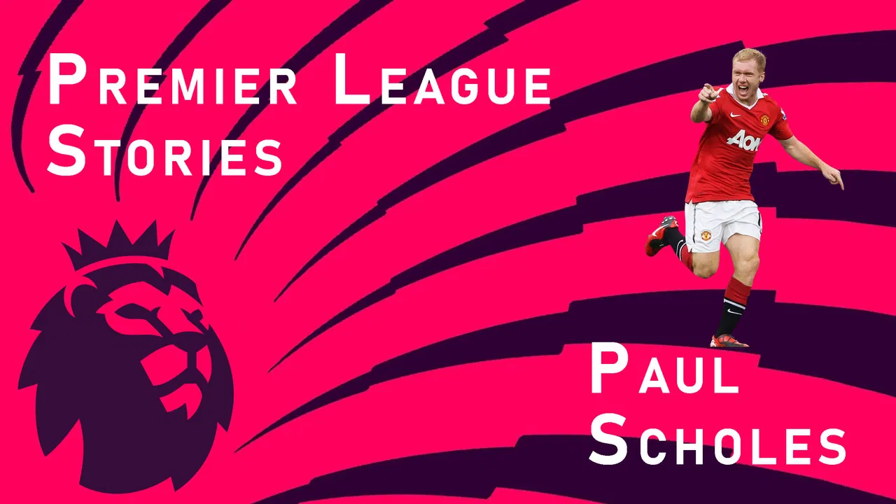 Premier League Stories - Paul Scholes backdrop