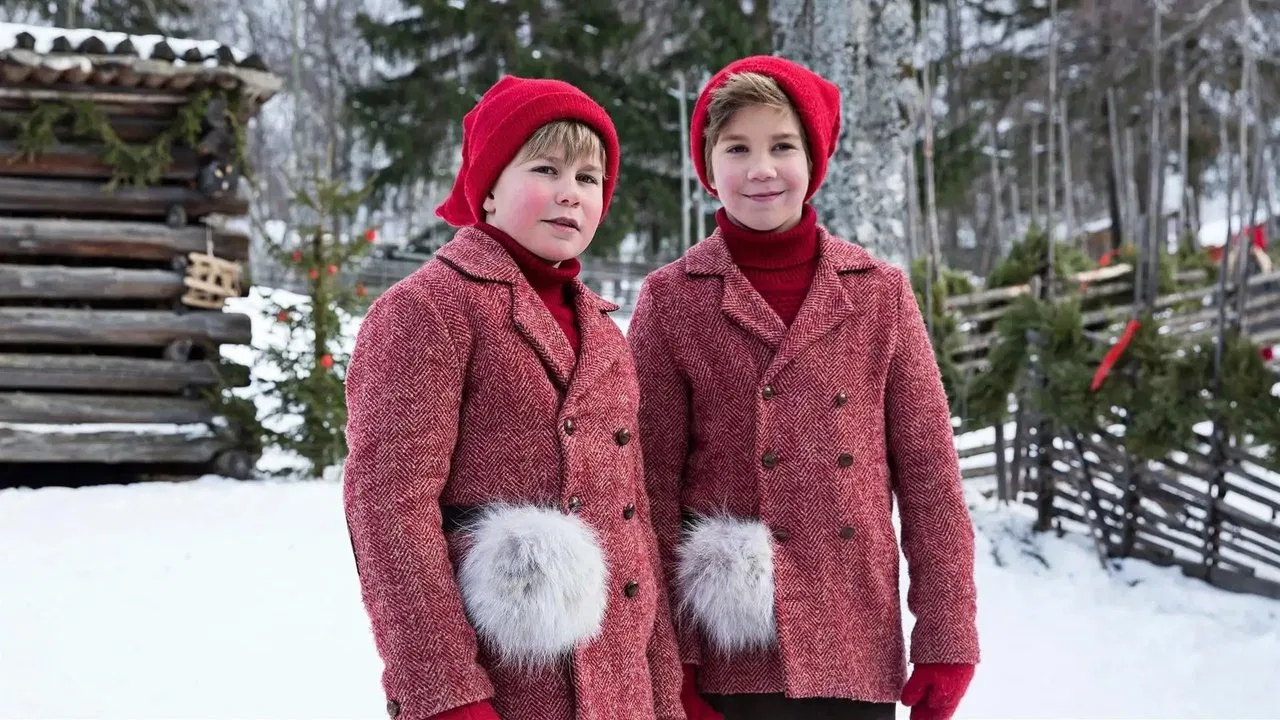 The Christmas Family backdrop