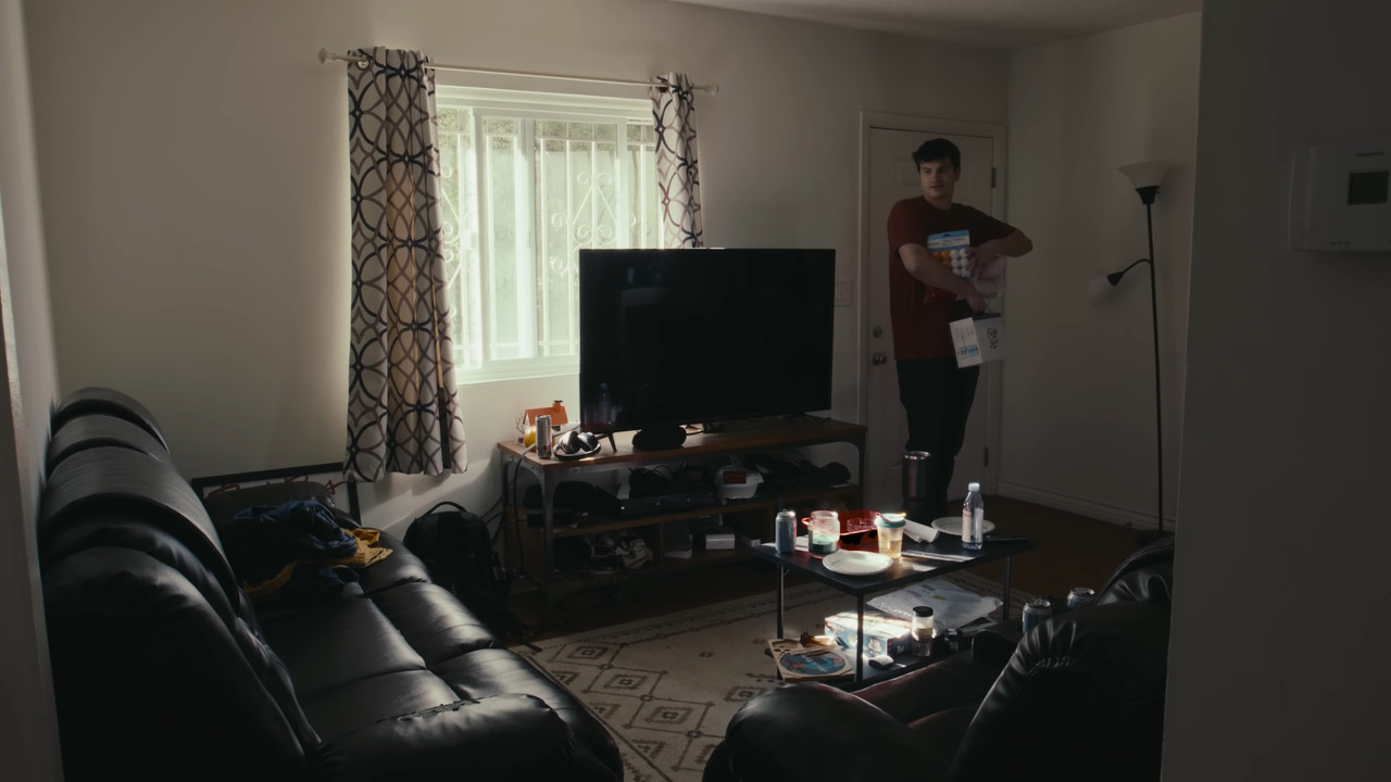 fringe guy. backdrop