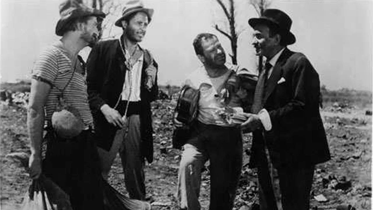 El hombre señalado backdrop