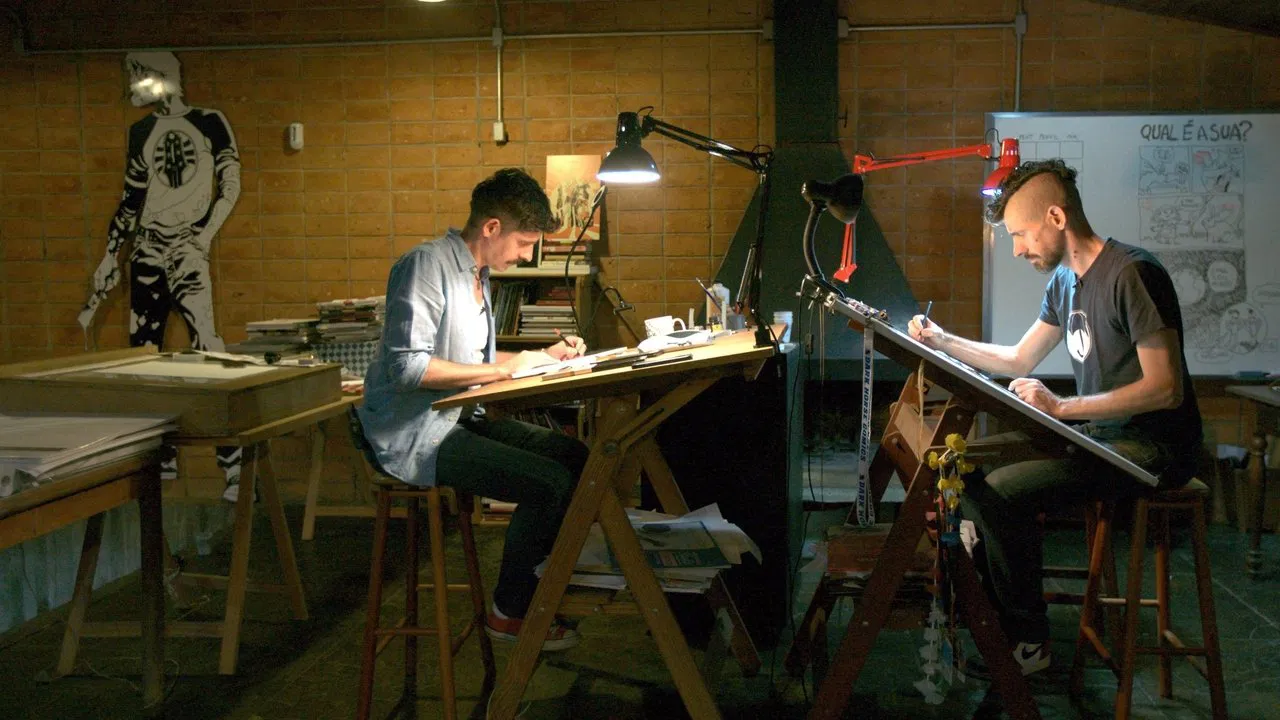 Vou Viver de HQ backdrop