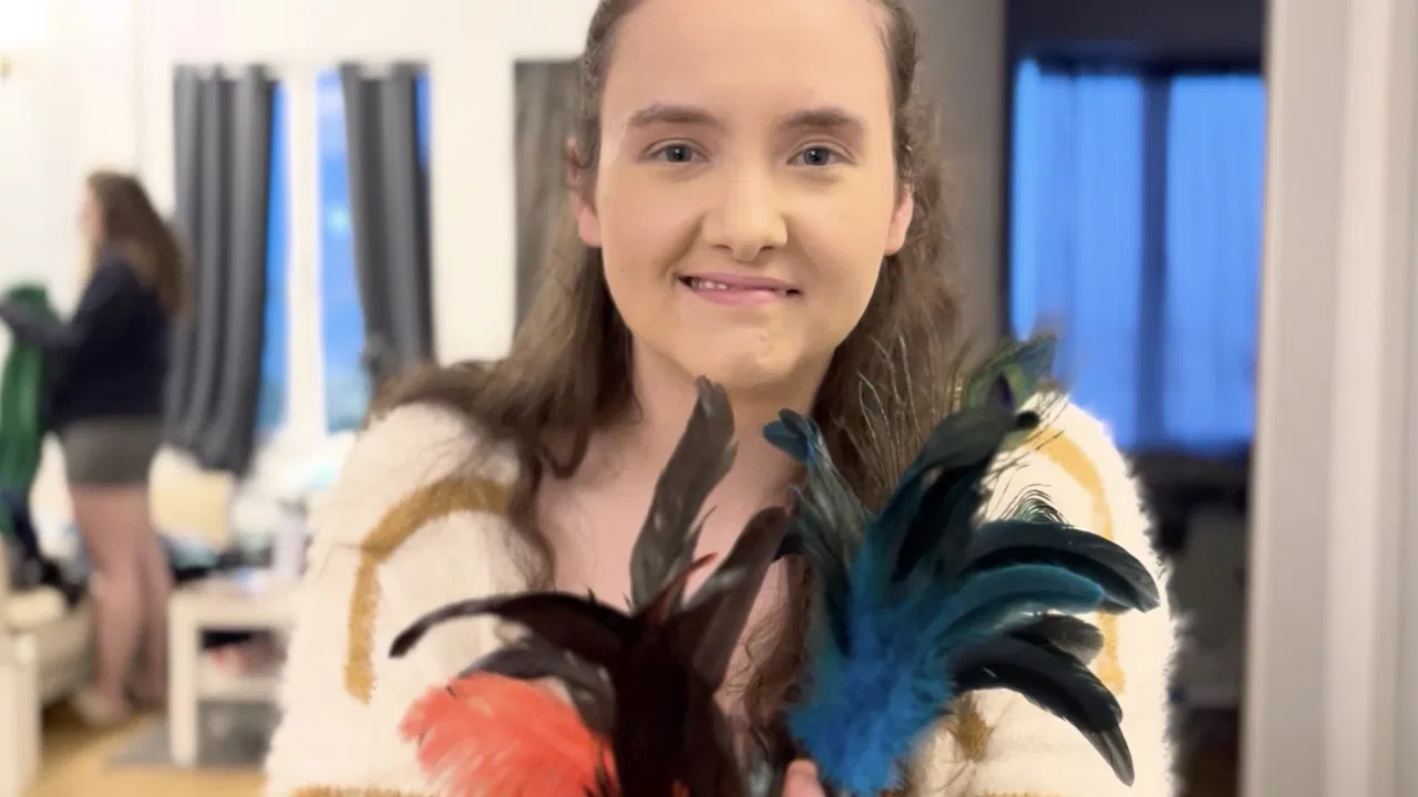 I Know Feathers: The Annabel McConnachie Story backdrop