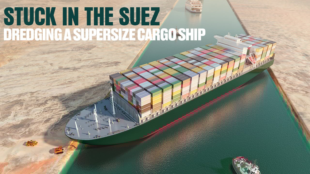 Stuck In The Suez backdrop