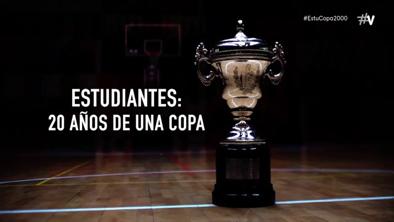 Estudiantes. 20 años de una Copa backdrop