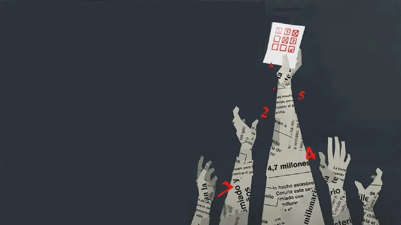 Se busca millonario backdrop