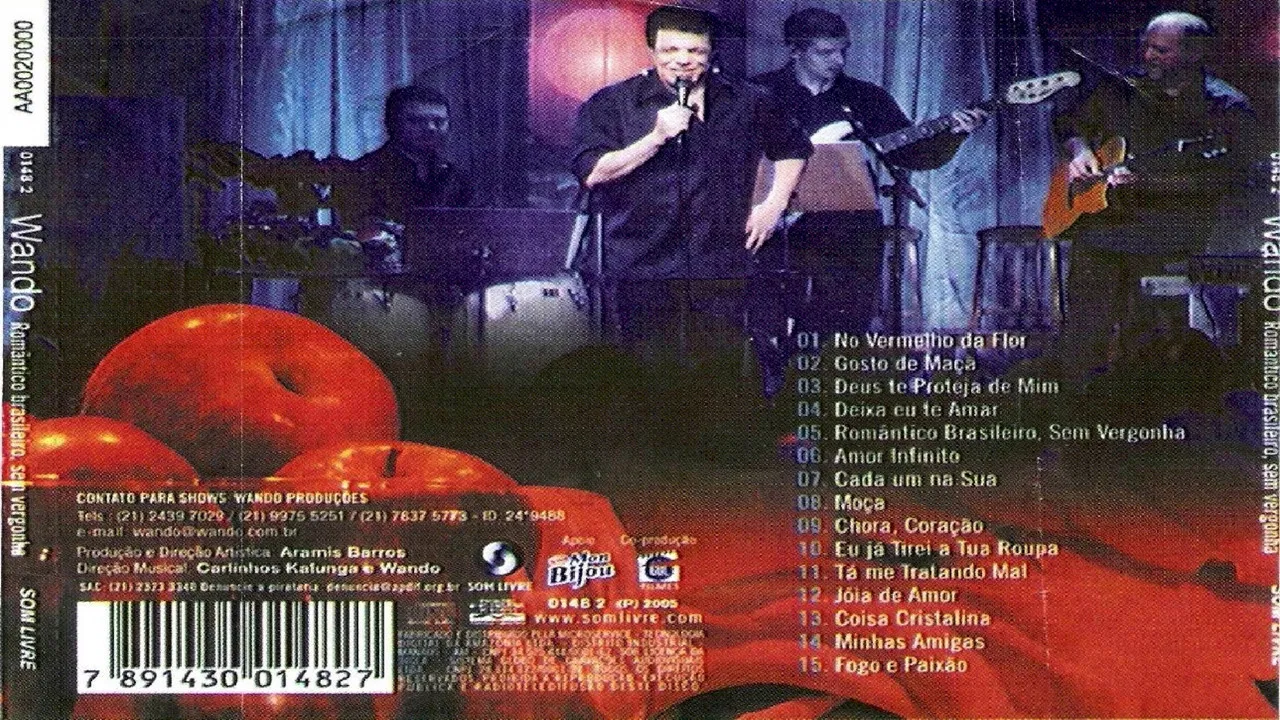 Wando Romantico Brasileiro Sem Vergonha backdrop