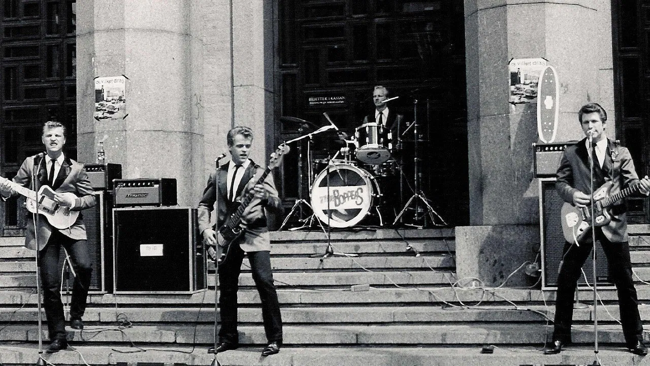 The Boppers backdrop