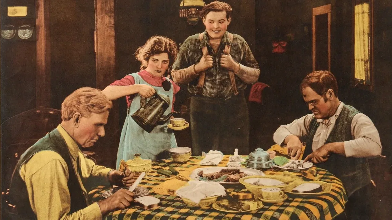 A Homespun Vamp backdrop