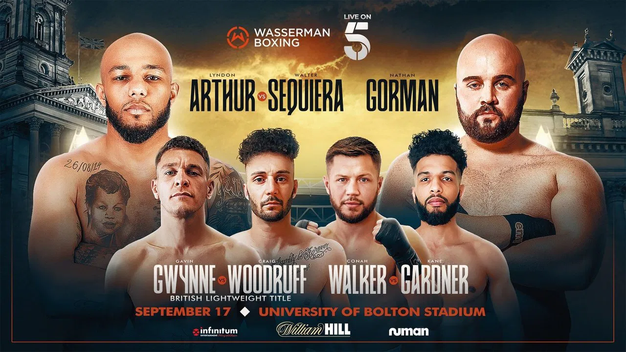 Lyndon Arthur vs. Walter Gabriel Sequeira backdrop