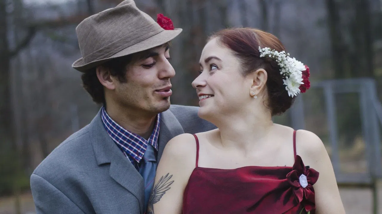 Josefin & Florin backdrop