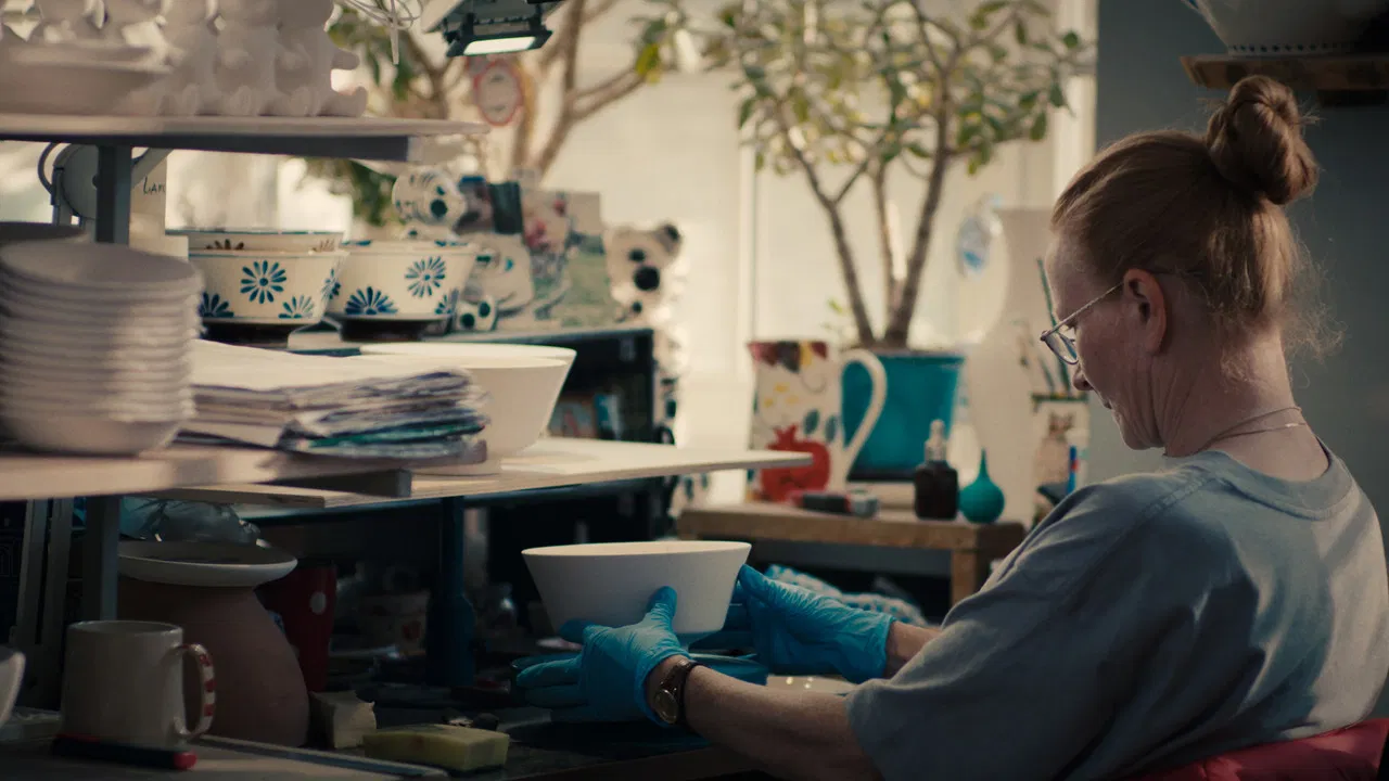 Definitely Not Ceramics backdrop