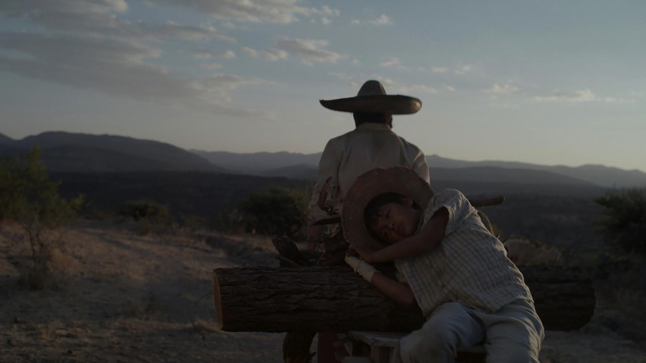 El diablo en el camino backdrop