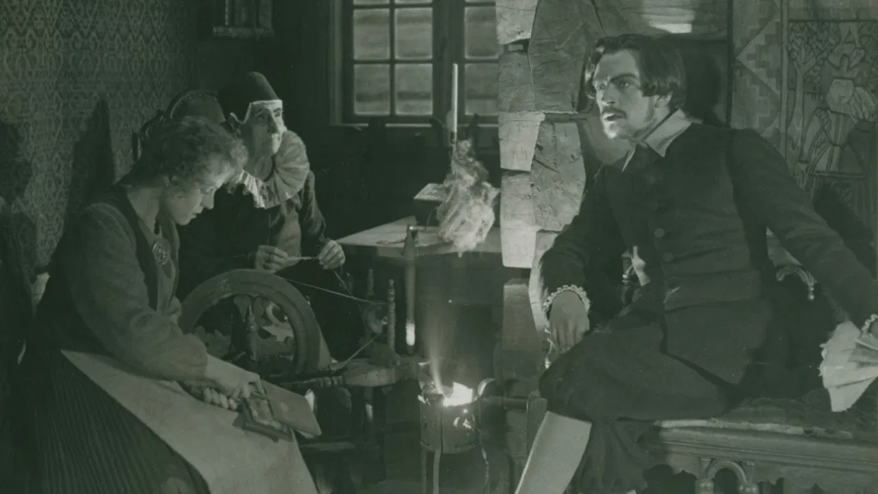 The Parson's Widow backdrop