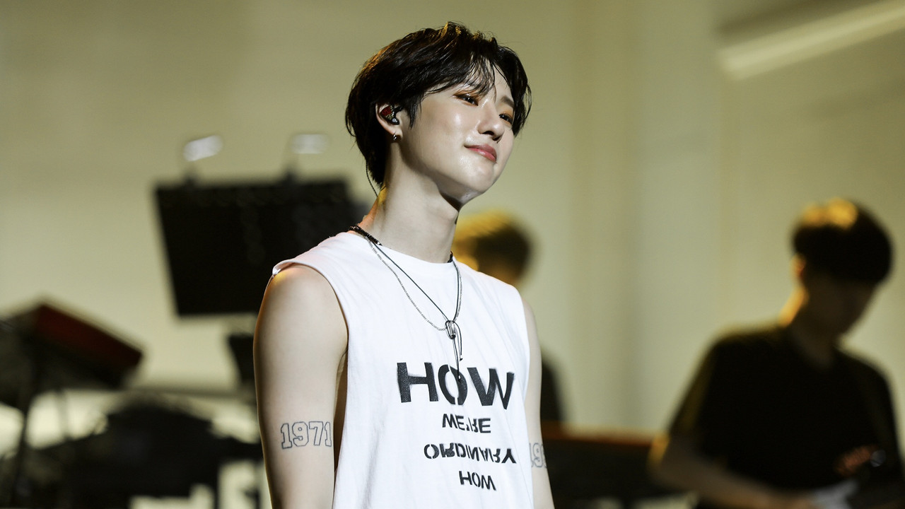 2020 WOODZ : NOT JUST A CONCERT – W BOX backdrop