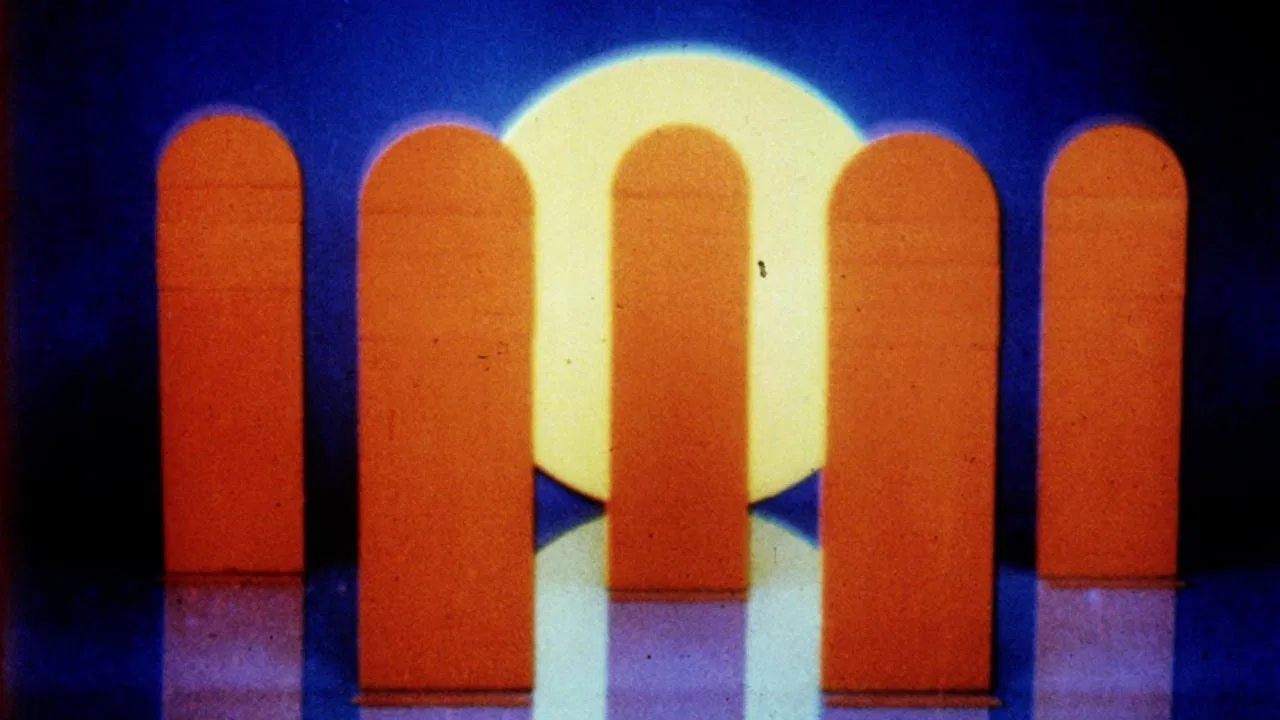 Composition in Blue backdrop