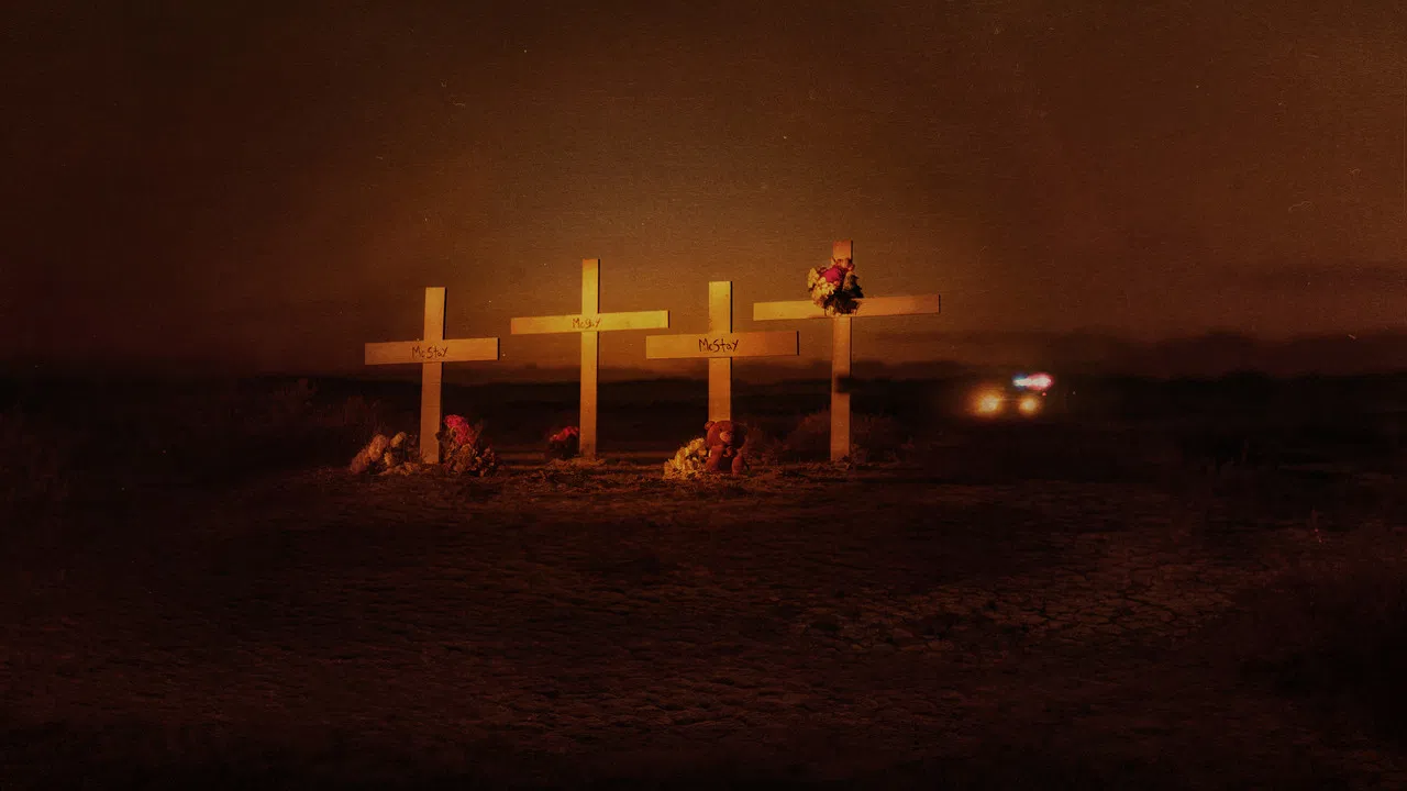 Two Shallow Graves backdrop