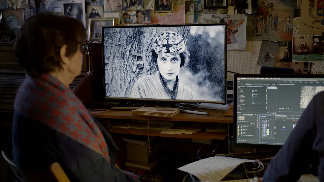 Mother and Daughter, or the Night Is Never Complete backdrop