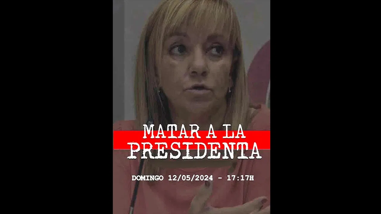 Matar a la presidenta backdrop