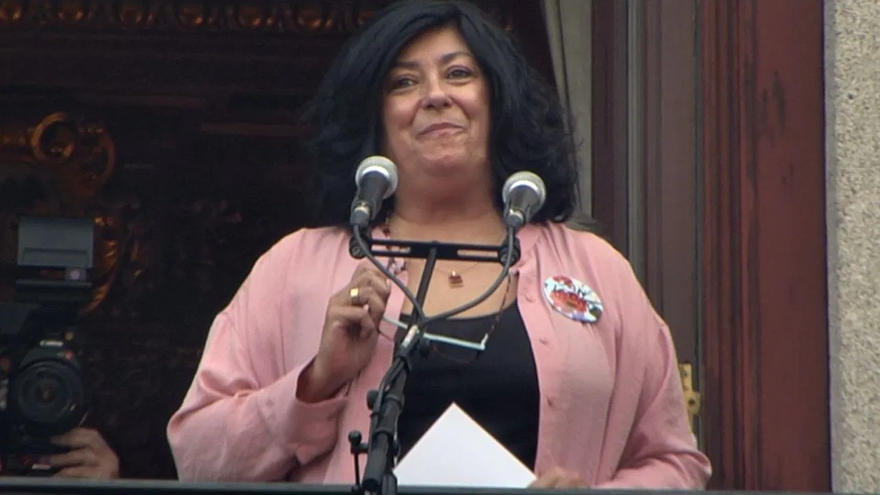 The Writer: Almudena Grandes backdrop