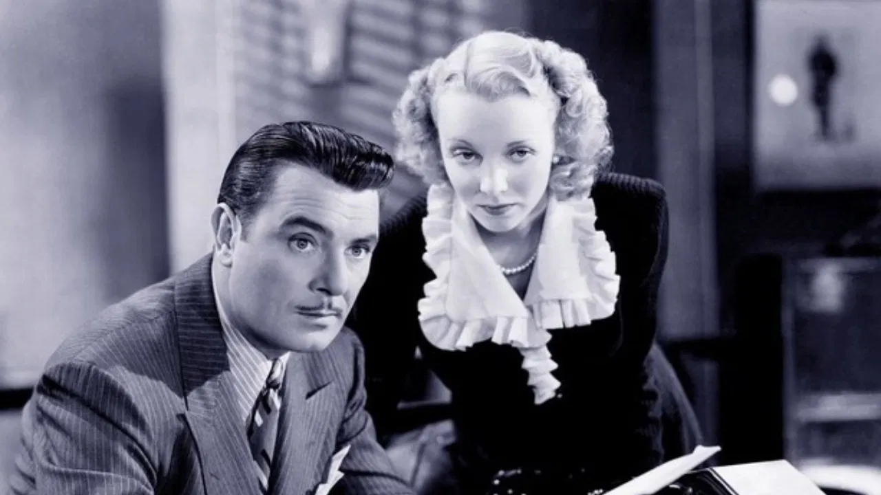 The Man Who Talked Too Much backdrop