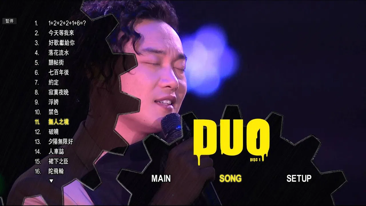 DUO Eason Chan Concert Live 2010 backdrop